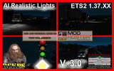 AI Realistische Lichter V. 3.0 Für ETS2 1.37.XX Mod Thumbnail