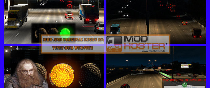 Mods AI Realistische Lichter V. 3.0 Für ATS 1.37.XX American Truck Simulator mod