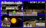 AI Realistische Lichter V. 3.0 Für ATS 1.37.XX Mod Thumbnail