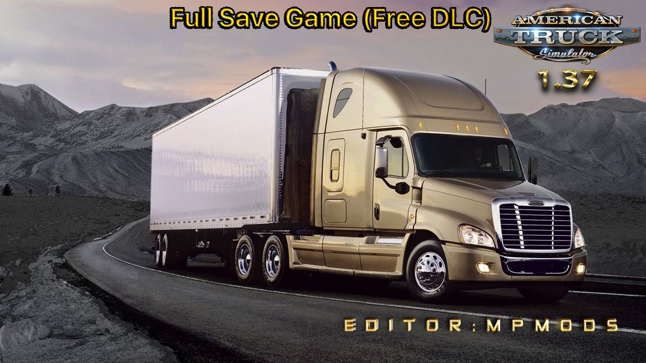 Full Save Game ATS 1.37 (Free DLC) MpMods thumbnail 3