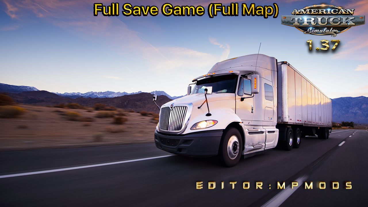 Full Save Game ATS 1.37 (Full Map) MpMods thumbnail 3