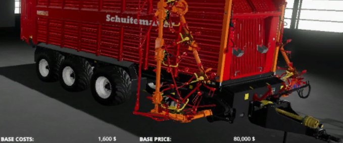 Ladewagen Schuitemaker Rapide 8400 Windrow by Arthur Landwirtschafts Simulator mod