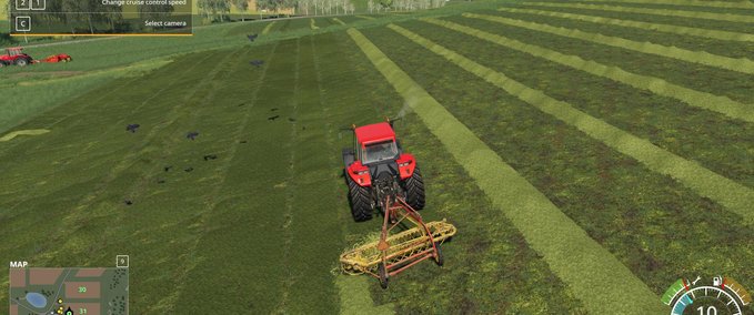 Schwader & Wender New Holland 258 Rake/Tedder Mod Landwirtschafts Simulator mod