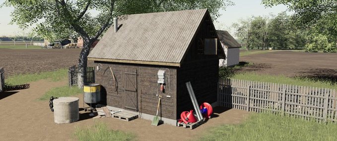 Gebäude Wooden Building Landwirtschafts Simulator mod