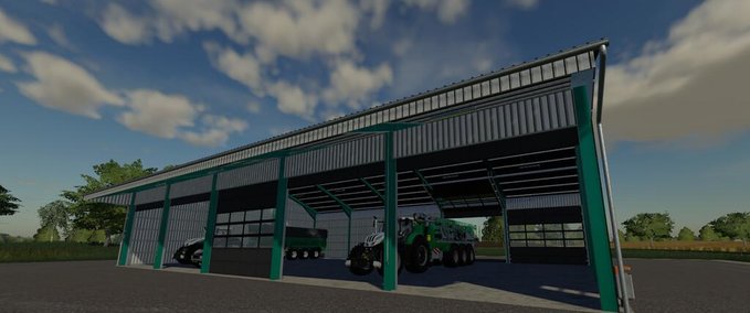 Gebäude Steel Construction Hall Landwirtschafts Simulator mod