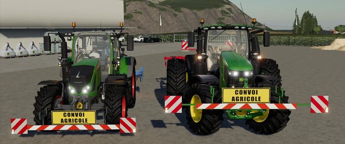 Sonstige Anbaugeräte Front Sign Lights Landwirtschafts Simulator mod