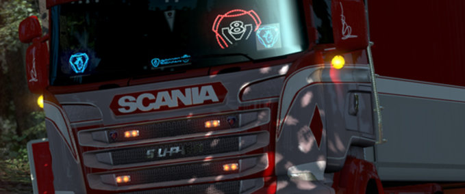Skins Pierrard Transport Skin for RJL's Scania 6-series Highline Eurotruck Simulator mod