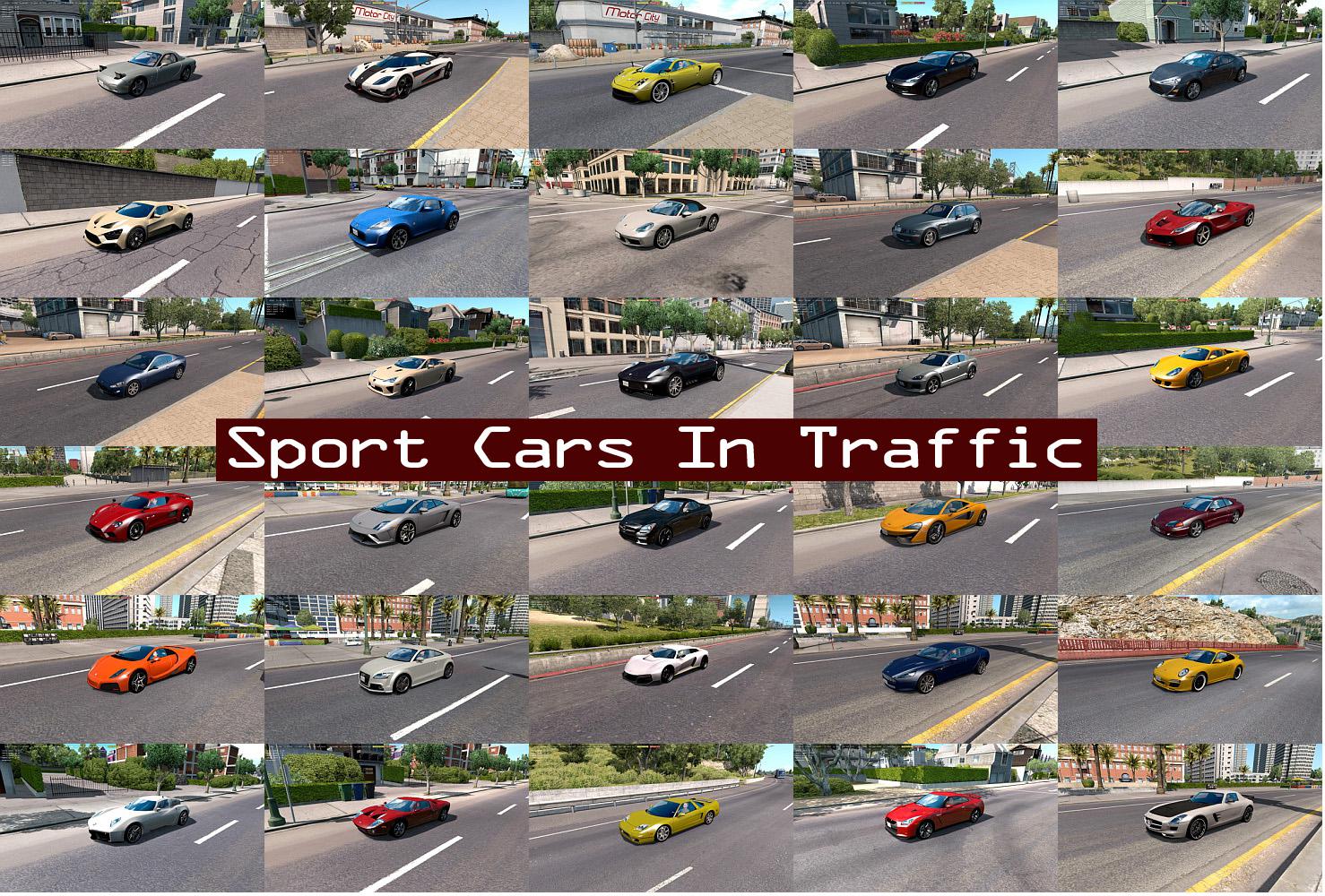 Sport Cars in Traffic Package by TrafficManiac v1.4 1.31.x thumbnail 14