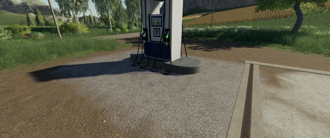 Platzierbare Objekte Gas Station Landwirtschafts Simulator mod