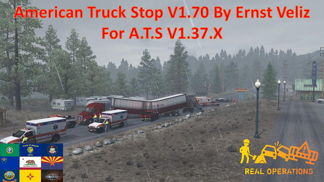 [ATS] American Truck Stops V1.0 by Ernst Veliz [1.36.x] thumbnail 6