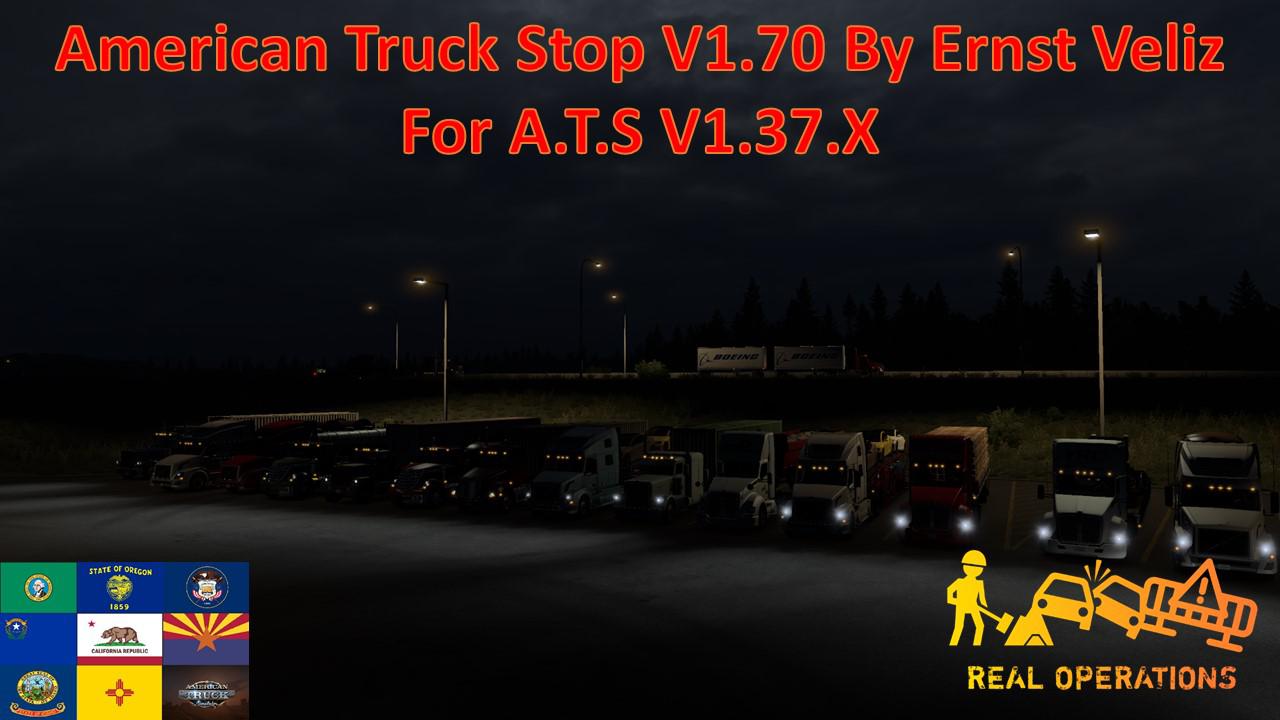 [ATS] American Truck Stops V1.0 by Ernst Veliz [1.36.x] thumbnail 5