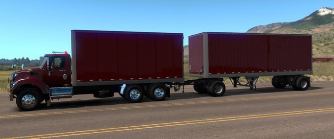 Trucks [ATS] INTERNATIONAL WORKSTAR RIGID EDITION 1.37.X American Truck Simulator mod