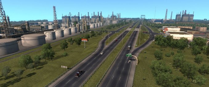 Maps MIDWEST EXPANSION [1.37.X] American Truck Simulator mod