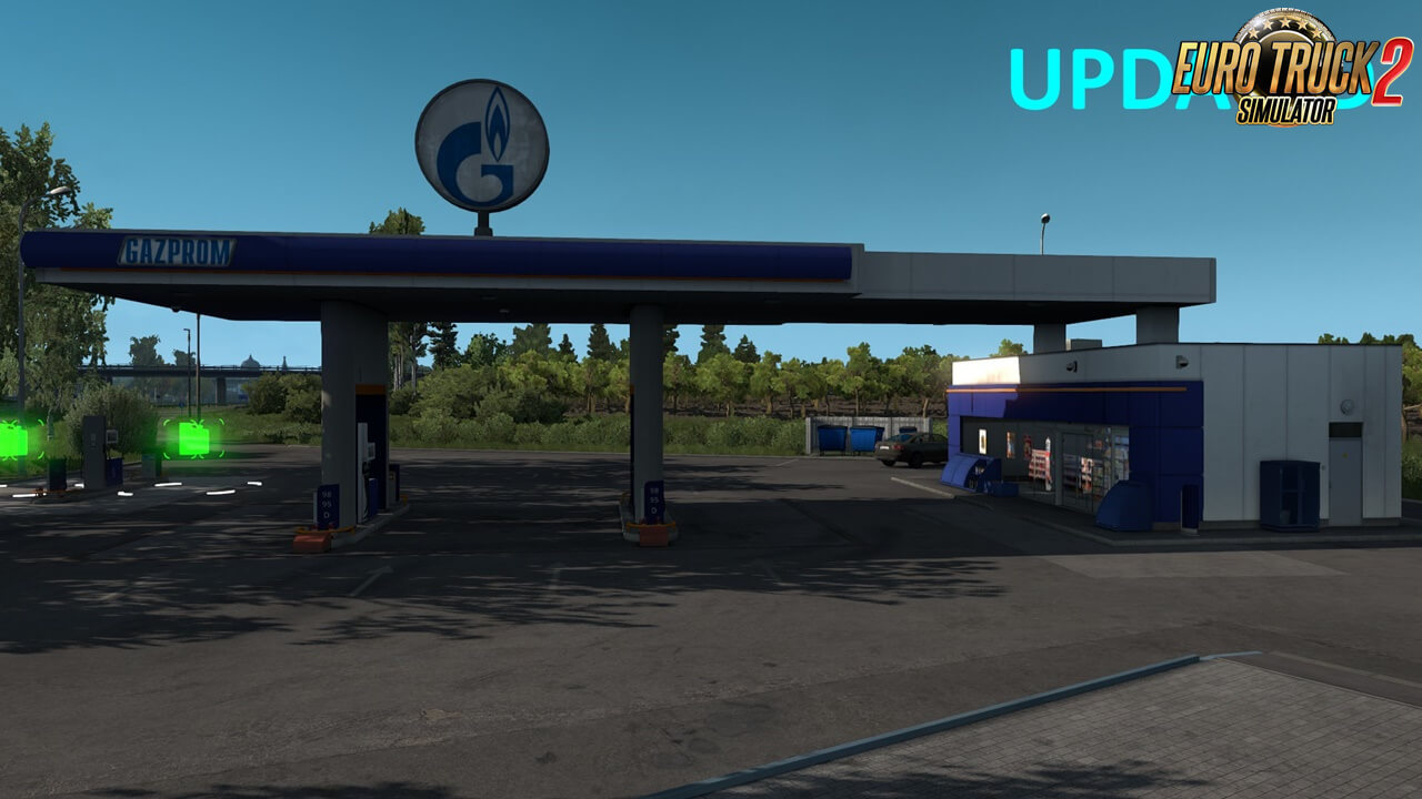 Realistic European petrol stations thumbnail 14