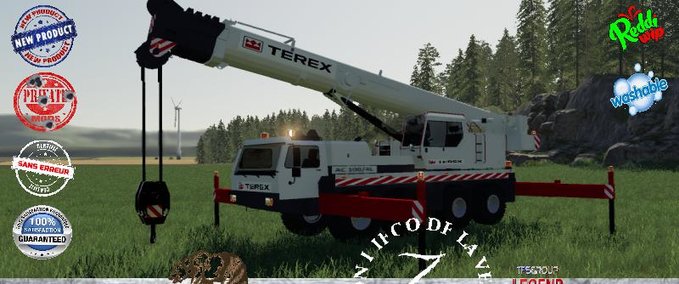 Selbstfahrer TEREX AC100/4L Landwirtschafts Simulator mod