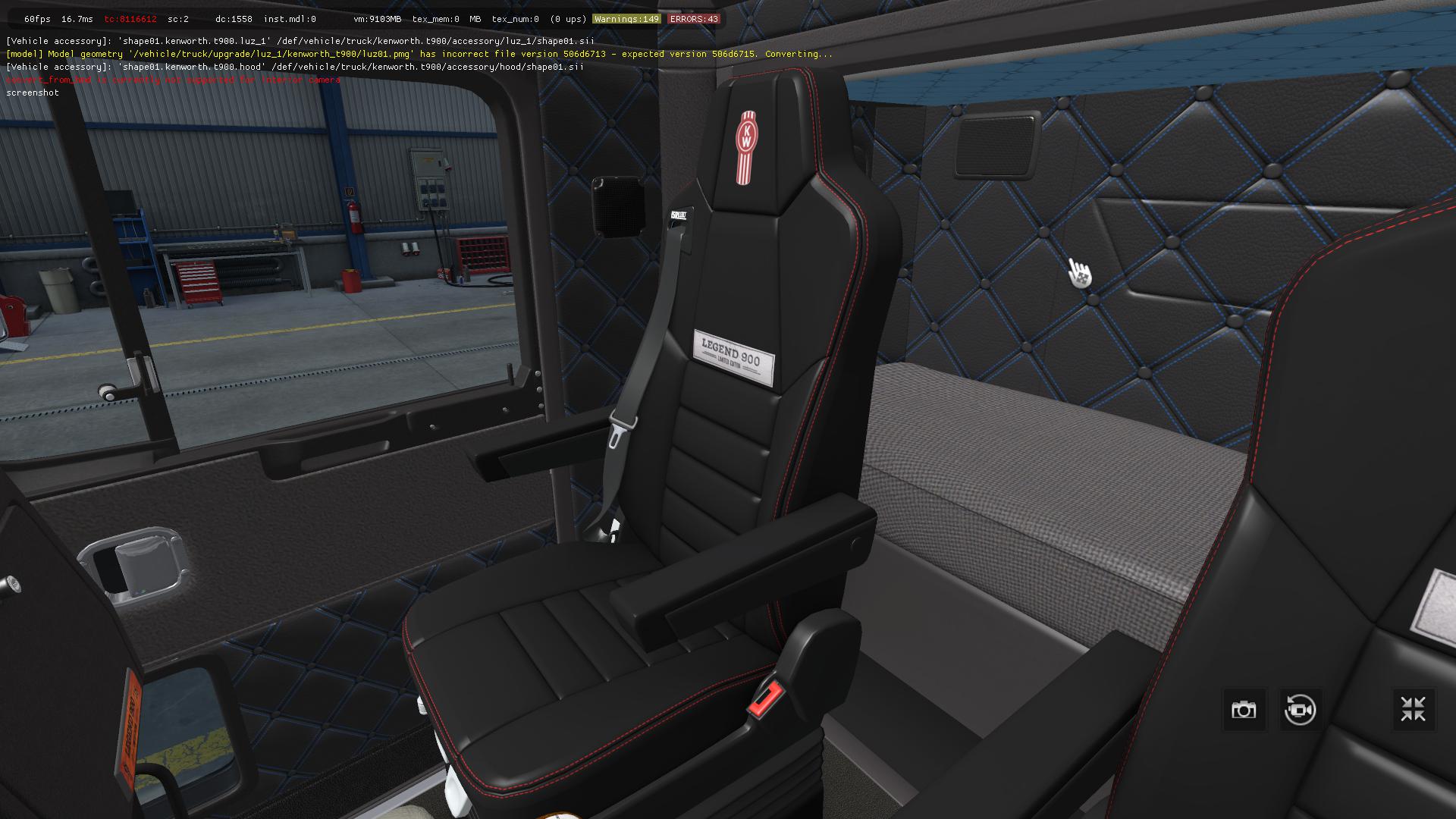 Kenworth T900 Legend + Interior v1.0 (1.37.x) thumbnail 2