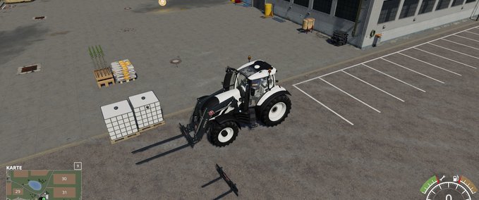 Frontlader Verlängerte Palettengabel Landwirtschafts Simulator mod