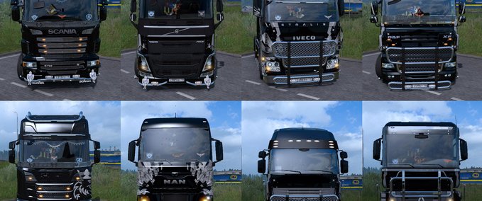 Trucks 10 LKWs für MP [1.37.x] Eurotruck Simulator mod