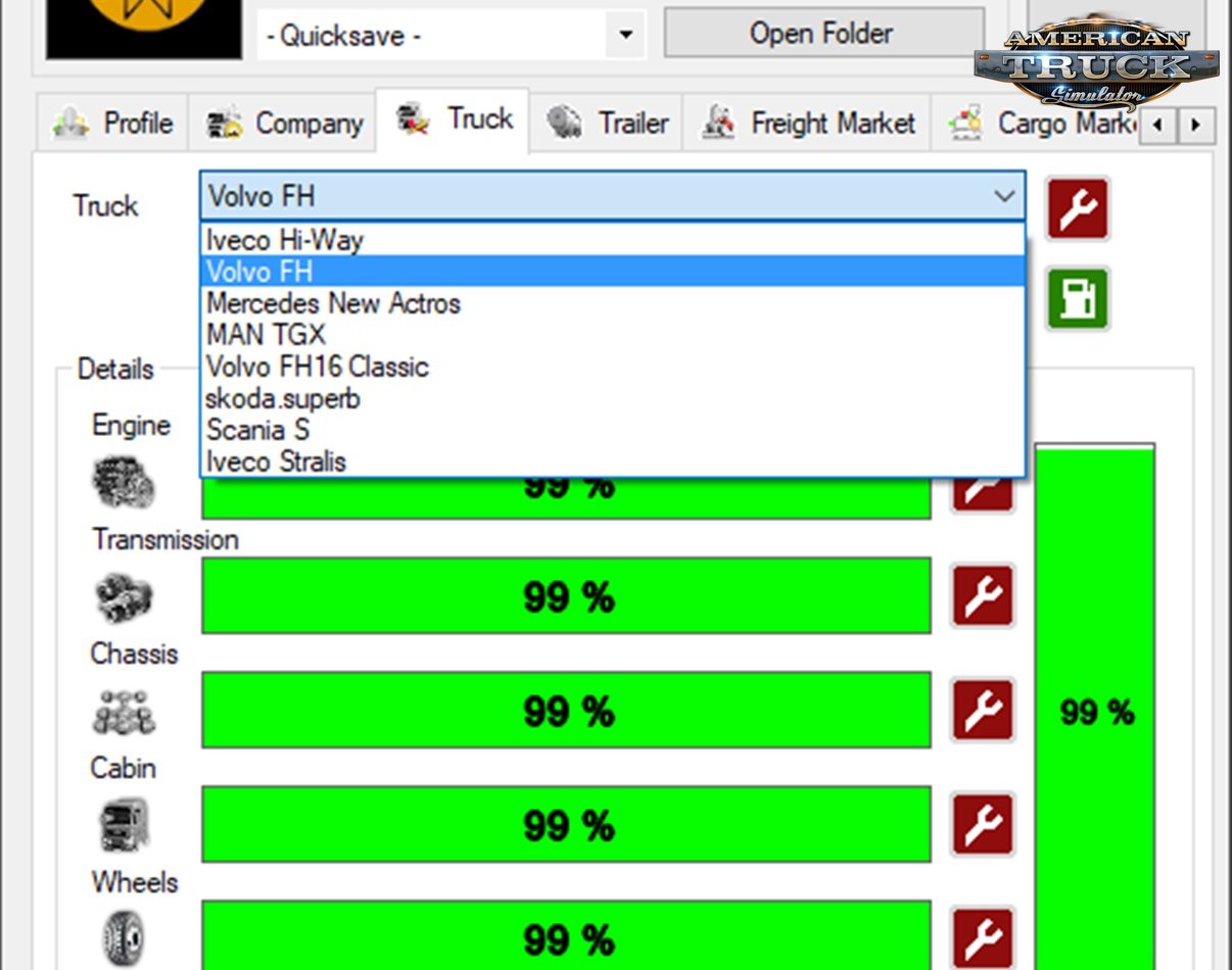[ATS] TS SaveEditor Tool v0.2.3.2 (1.37.x)  thumbnail 4