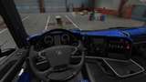 Scania RJL blaues Plüsch Interieur [1.37.x] Mod Thumbnail