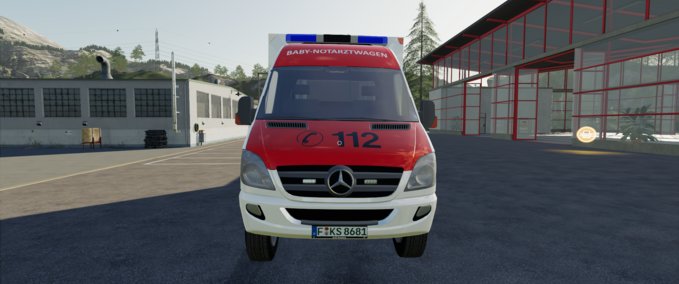 Feuerwehr DRK Baby-NAW [SKIN] Landwirtschafts Simulator mod