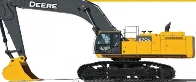 DEERE BIG EXCAVATOR 870G Mod Image