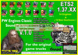 PW Engines Classic Sounds Pack ETS2 V.1.0 von RCKPS Mod Thumbnail