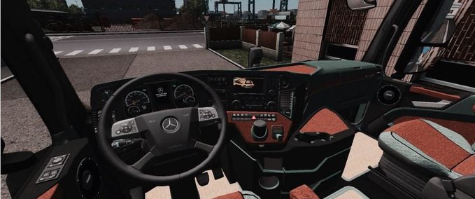Interieurs Mercedes Actros MP4 Interieur [1.37.x] Eurotruck Simulator mod