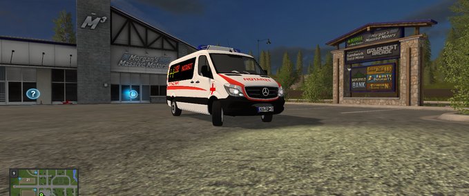 Feuerwehr Sprinter DRK NEF Landwirtschafts Simulator mod
