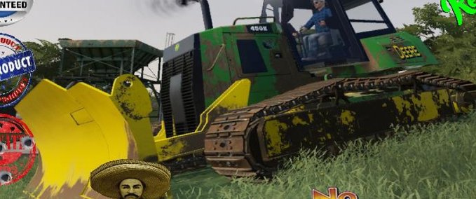 Bagger & Radlader FORESTRY DOZER DEERE 450K Landwirtschafts Simulator mod