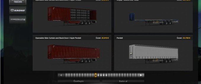 Trailer Openable Side Curtain and Back Door (MP-TruckersMP) v1.0 Eurotruck Simulator mod