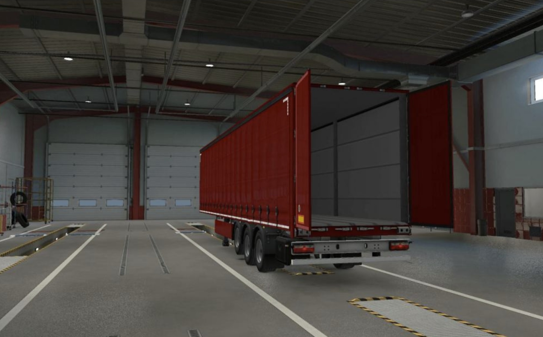 Openable Side Curtain and Back Door (MP-TruckersMP) v1.0 - Thumbnail 1