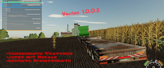 fifth wheel HKL-ContainerTrailer Farming Simulator mod