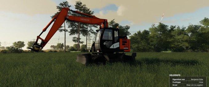 Bagger & Radlader Hitachi zaxis 145w Landwirtschafts Simulator mod
