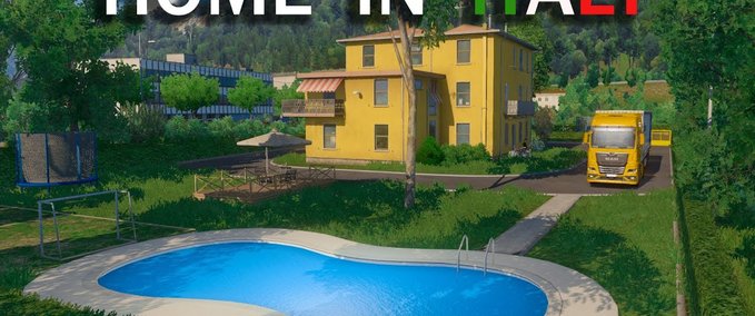 Maps Haus in Italien (1.37 - 1.38) Eurotruck Simulator mod