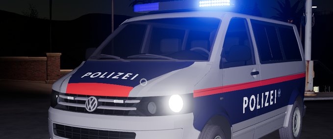 Feuerwehr Austrian Police T5 Skin Landwirtschafts Simulator mod