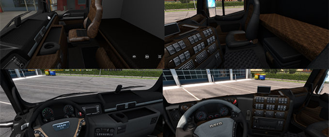 Interieurs Iveco Stralis & MAN TGX Interieurs [1.38] Eurotruck Simulator mod