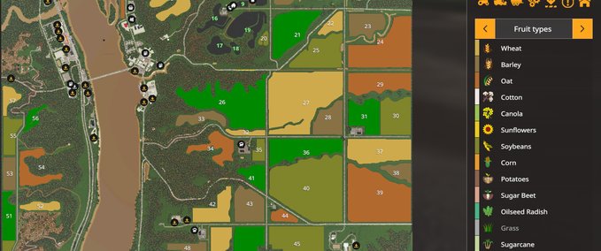 Maps Upper Mississippi River Valley (UMRV) Farming Simulator mod