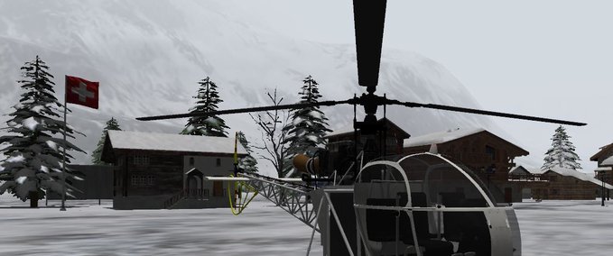 Other Sud Aviation Aerospatiale Alouette II Ski-Region-Simulator 2012 mod