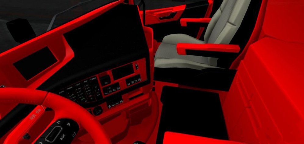 Volvo FH16 2012 Black - Red Interior v1.0 [1.37 - 1.38] - Thumbnail 1