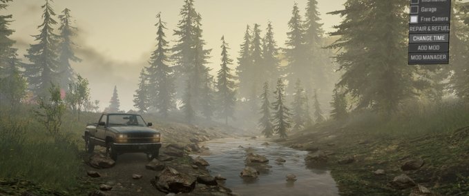 Subscribe Creek/Small test of the editor SnowRunner mod