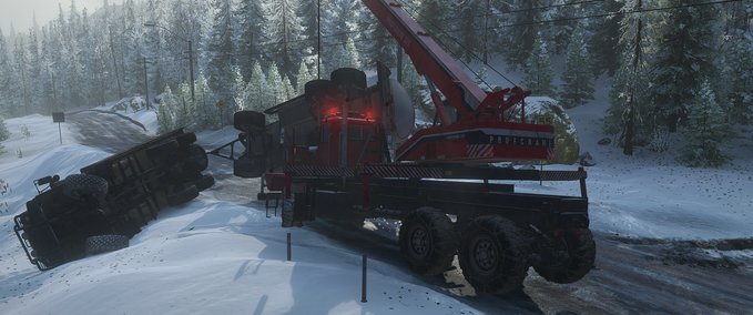 Manual Actual weight for trailers SnowRunner mod