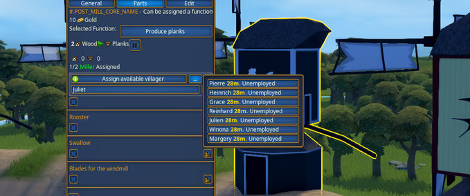 Buildings Post Mill Foundation mod
