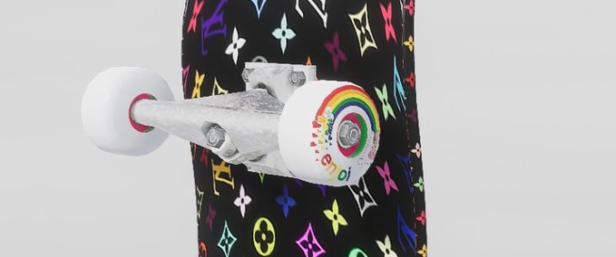 Real Brand Enjoi Unicorn White & Striped Skateboard Wheels Skater XL mod