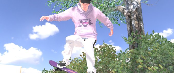 Hooded Sweatshirt Haunter Hoodie by Tsumi Skater XL mod