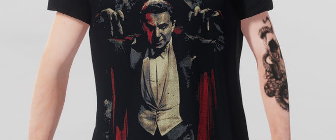 Gear [Shirt] Dracula Skater XL mod