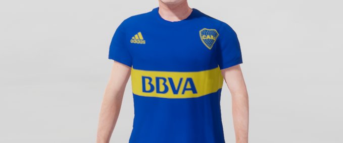 Gear Boca Juniors T-Shirt For Skater XL (PAVON) Skater XL mod
