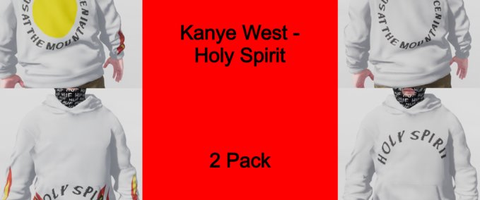 Gear Kanye West - Holy Spirit Pack Skater XL mod