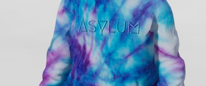 Gear Asylum Tie Dye hoodies (All varieties) Skater XL mod