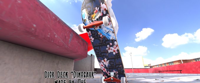 Gear Dior Deck "Dinosaur" Skater XL mod